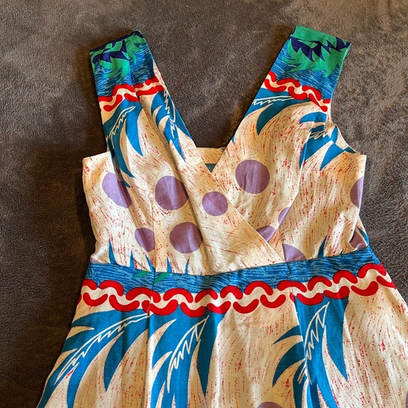 Tracy Reese multicolor sundress, size 6P - Picture 3 of 11